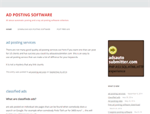 Tablet Screenshot of ads-posting-software.com